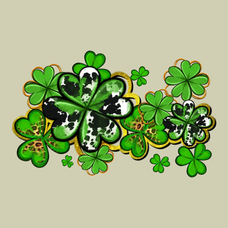 Cowhide And Leopard Shamrocks Heavy Core Tee by AdoDesignShop | Teevron