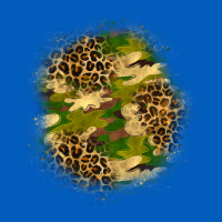 Camouflage And Leopard Patch Urban Hoodie | Teevron