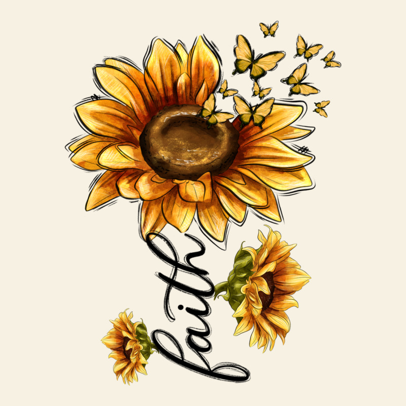 Faith Sunflower Vintage Tee by MaliasSmallBusiness | Teevron