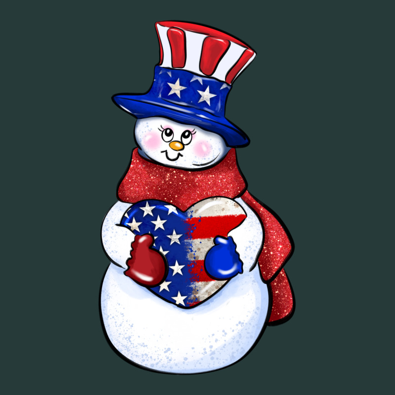 Patriotic Snowman 4th Of July Premium Sweatshirt by HowdyJamesFarm | Teevron