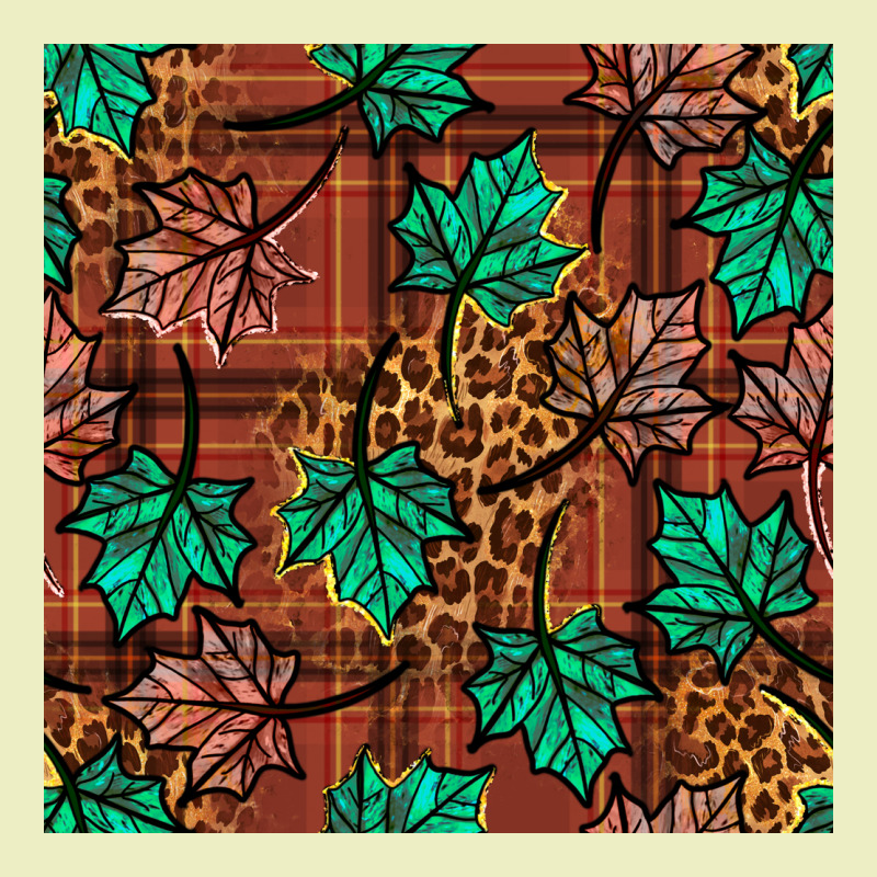 Fall Leaves Seamless Pattern Urban Hoodie by BundleAndBundleShop | Teevron