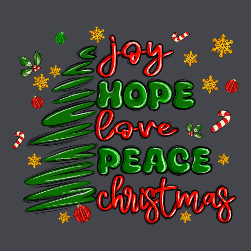 Joy Hope Love Peace Christmas Classic Tee by MaliasSmallBusiness | Teevron