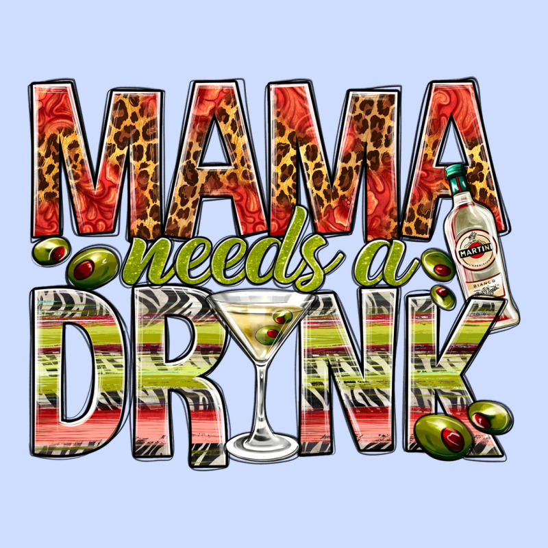 Mama Needs A Drink Urban Heavy Tee by NancyCooperArtShop | Teevron