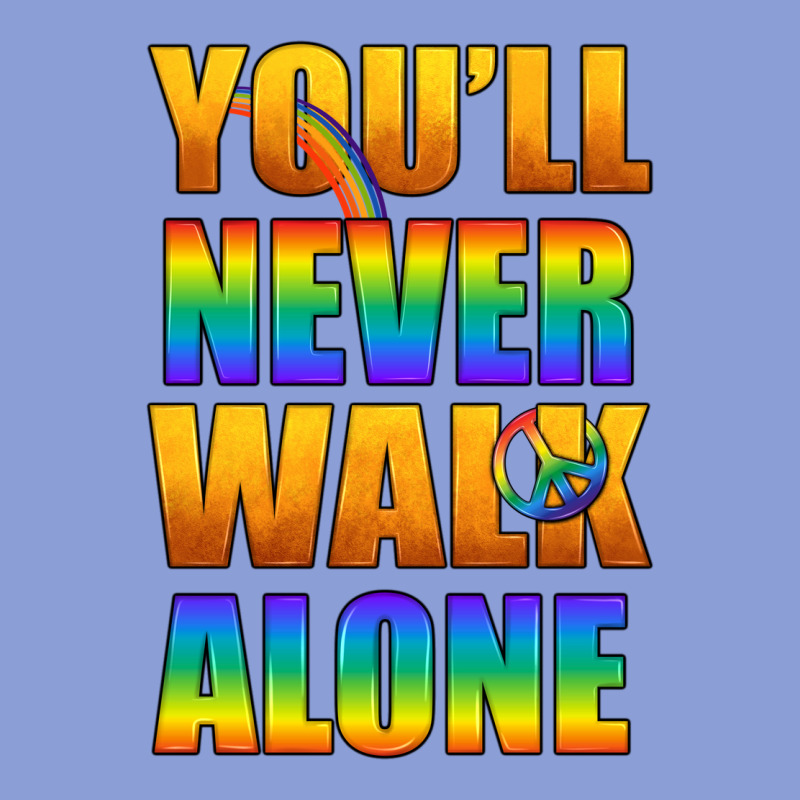 Lgbtq You'll Never Walk Alone With Peace Long Sleeve Tee by BundleAndBundleShop | Teevron