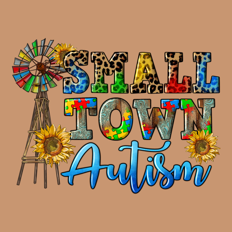 Small Town Autism Heavyweight Hoodie by CowGirlArtShop | Teevron