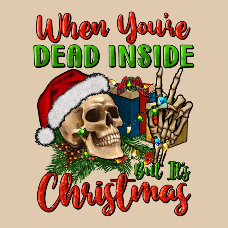 When You’re Dead Inside But It's Christmas Heavyweight Sweatshirt by BundleAndBundleShop | Teevron