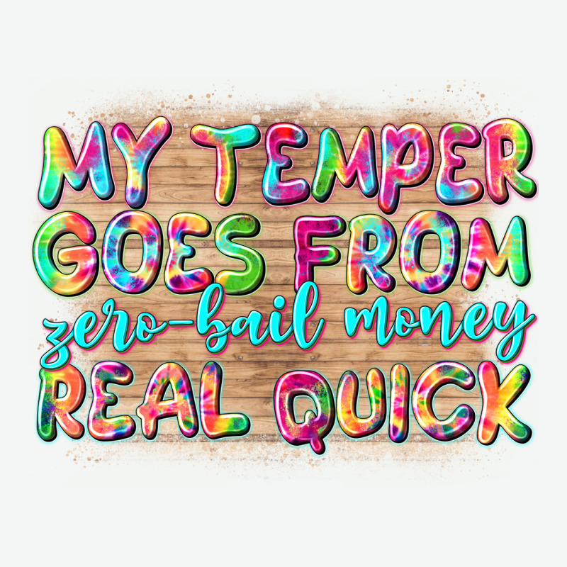 My Temper Goes From Zerobail Money Real Quick Urban Heavy Tee by NancyCooperArtShop | Teevron