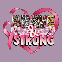 Brave And Strong Cancer Awareness Heavyweight Hoodie | Teevron