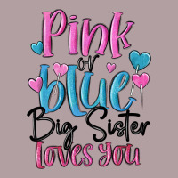 Pink Or Blue Big Sister Loves You Vintage Hoodie | Teevron