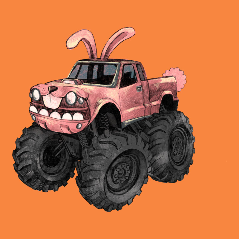 Easter Monster Truck Easter Day Premium Sweatshirt by HowdyJamesFarm | Teevron