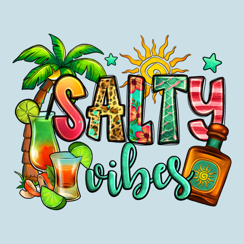 Salty Vibes Tequila Summer Ladies Tee by Jasminsmagicworld | Teevron