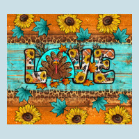 Sunflower Leopard Thanksgiving Love Ladies Tee | Teevron