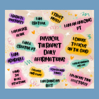 Physical Therapist Daily Affirmations Urban Heavy Tee | Teevron