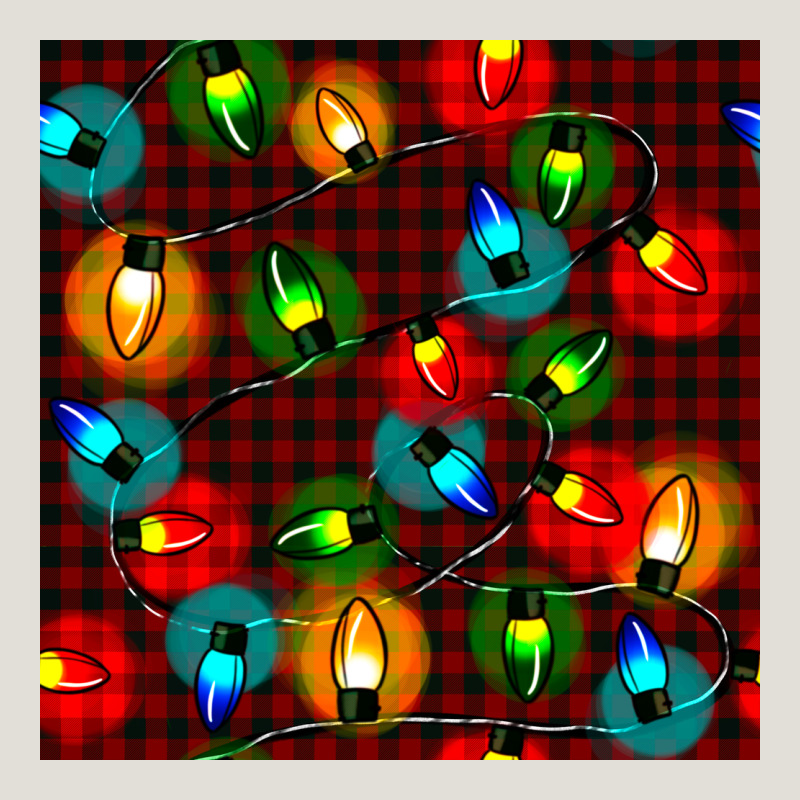 Christmas Lights Seamless Pattern Heavy Core Tee by BundleAndBundleShop | Teevron