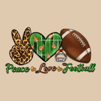 Peace Love Football Heavyweight Sweatshirt | Teevron