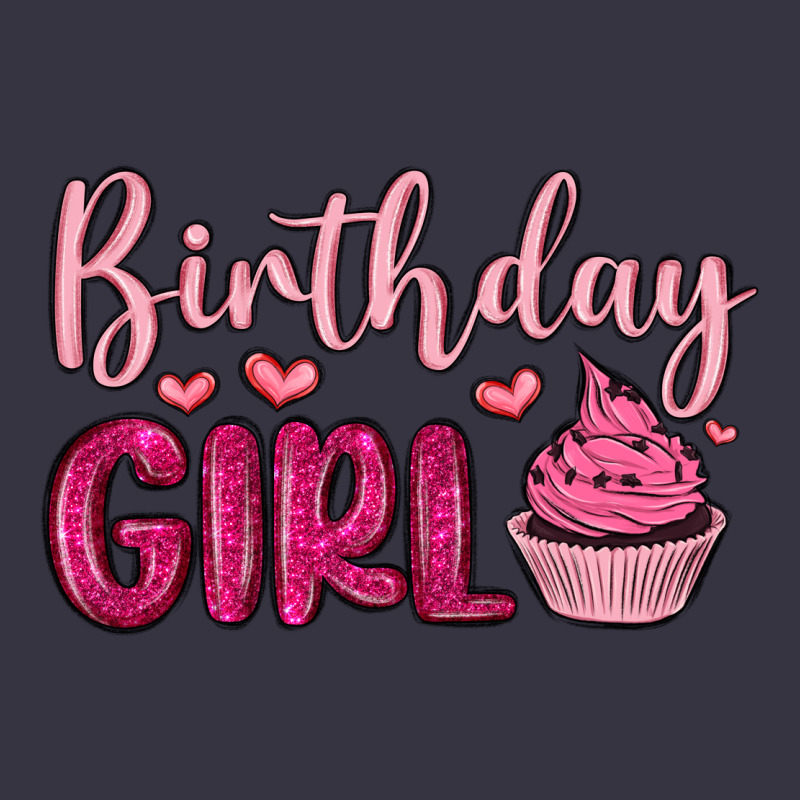 Birthday Girl Cupcake Vintage Hoodie by MaliasSmallBusiness | Teevron