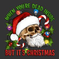 When You're Dead Inside But It's Christmas Hippie Skeleton Santa | Teevron