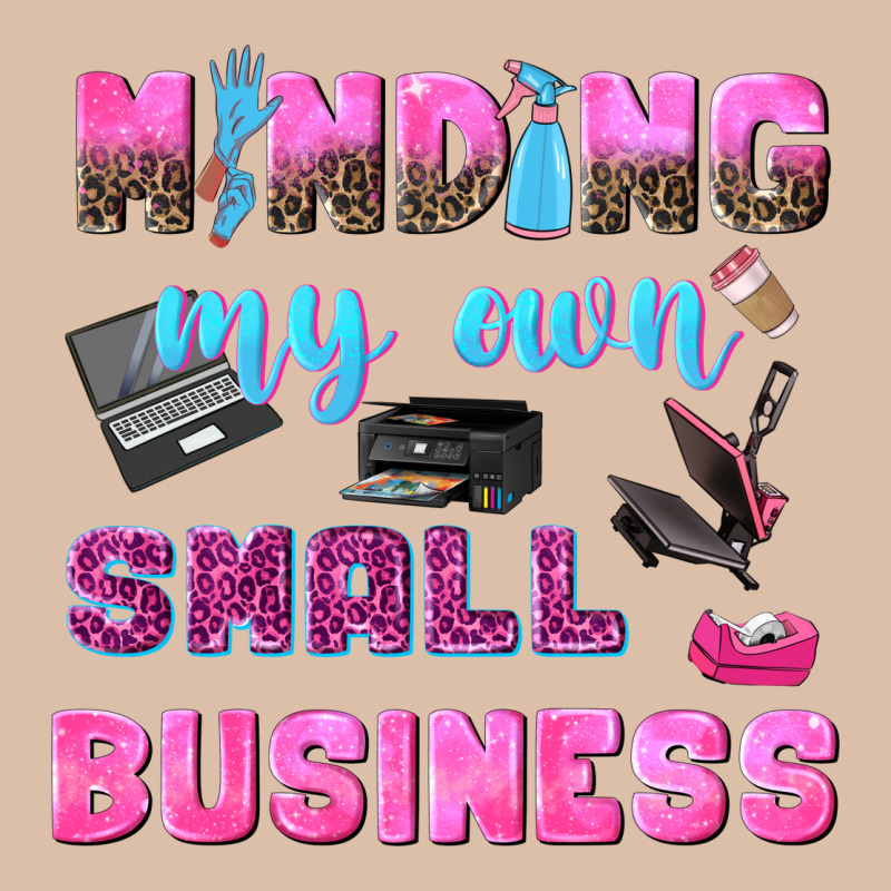 Mind My Own Small Business Urban Heavy Tee by NancyCooperArtShop | Teevron