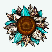 Sunflower Cowhide Premium Hoodie | Teevron