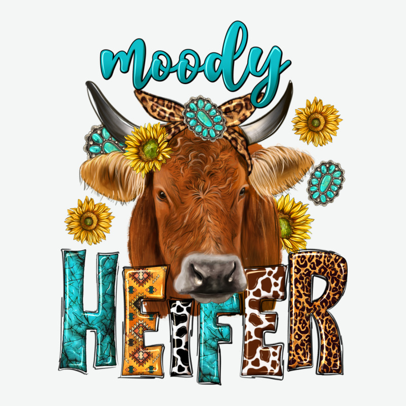 Moody Cow Urban Heavy Tee by NancyCooperArtShop | Teevron