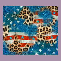 Leopard Glitter American Flag Heavyweight Hoodie | Teevron