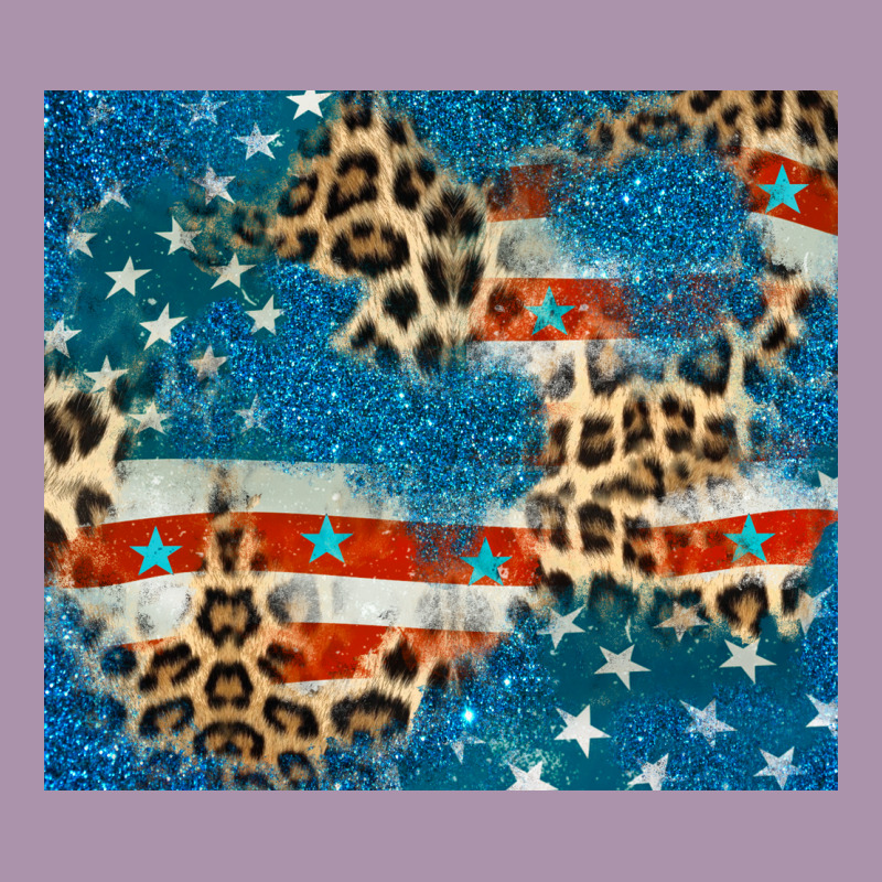 Leopard Glitter American Flag Heavyweight Hoodie by CowGirlArtShop | Teevron