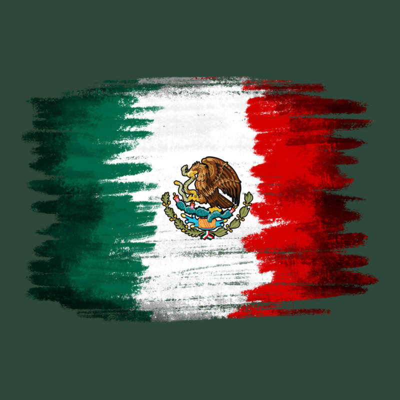 Mexican Flag Zipper Hoodie by NancyCooperArtShop | Teevron