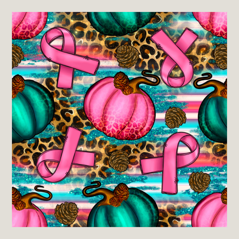 Breast Cancer Awareness With Pumpkins Seamless Pattern Heavy Core Tee by BundleAndBundleShop | Teevron
