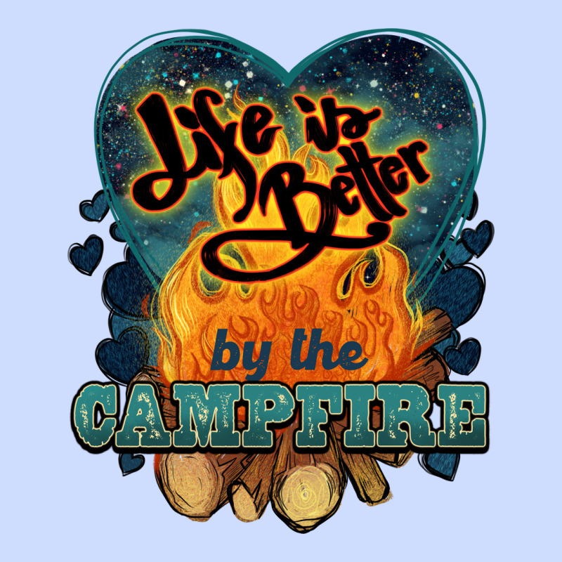 Life Is Better By The Campfire Urban Heavy Tee by NancyCooperArtShop | Teevron