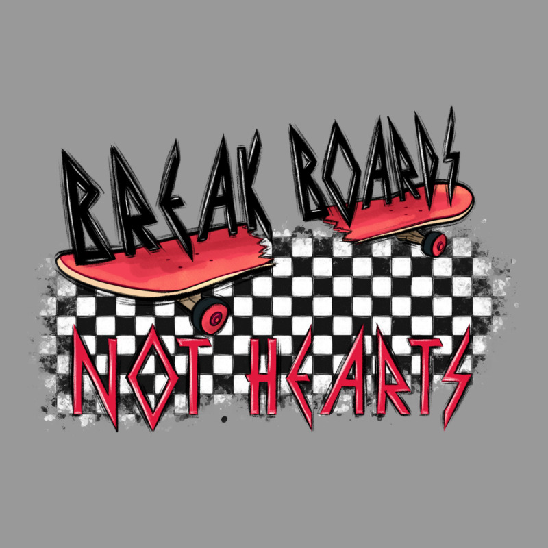 Break Boards Not Hearts Vintage Hoodie by MaliasSmallBusiness | Teevron
