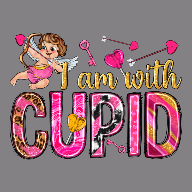 I Am With Cupid I Am With Cupid Valentine's Day Heavyweight Hoodie by HowdyJamesFarm | Teevron