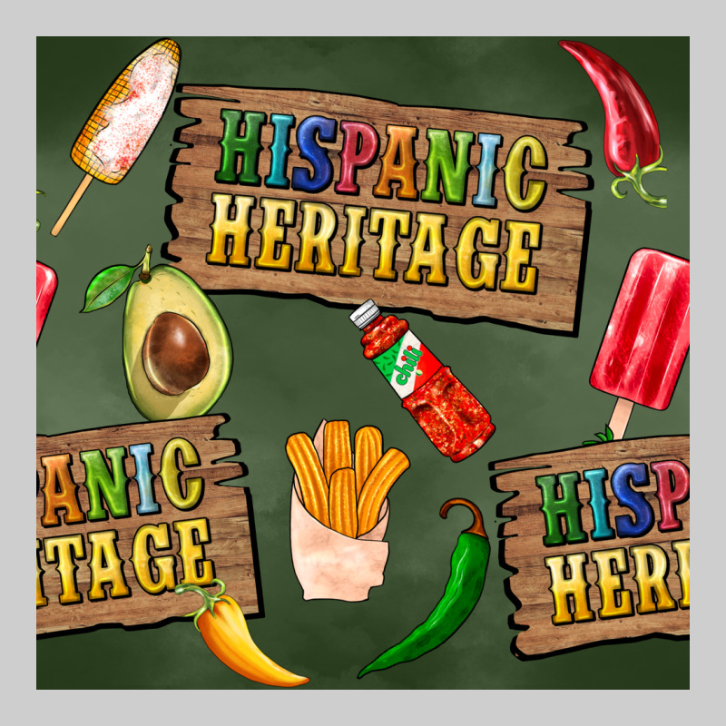 Hispanic Heritage Seamless Pattern Premium Tee by BundleAndBundleShop | Teevron