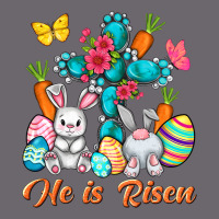 He Is Risen With Cross Easter Day Premium Sweatshirt | Teevron