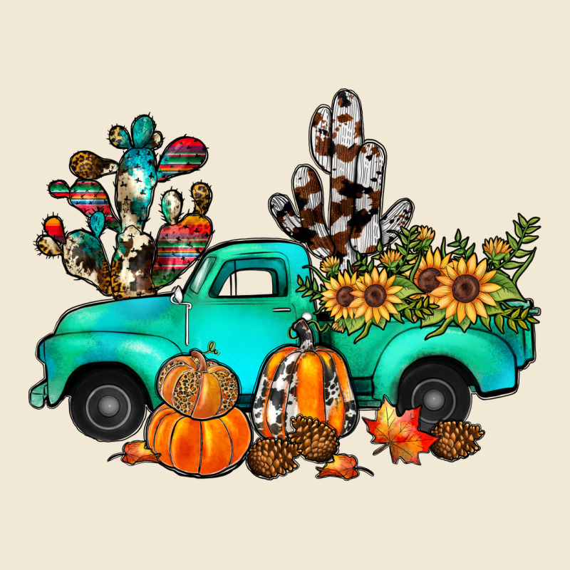 Cactus Pumpkin Truck Fall Premium Tee by JahusDesignShop | Teevron