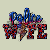 Police Wife With Lightning Bolt Heavyweight Hoodie | Teevron