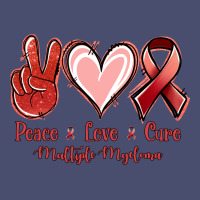 Peace Love Cure Multiple Myeloma Vintage Tee | Teevron