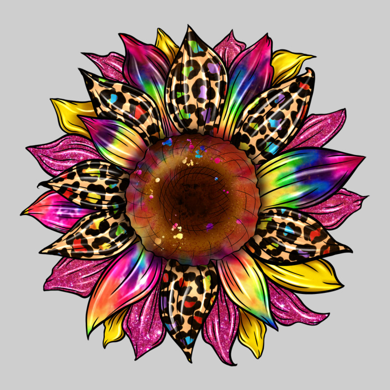Tie Dye Leopard Sunflower Premium Tee by Artiststas | Teevron