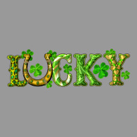 St. Patrick's Day Lucky With Clovers And Horseshoe Vintage Hoodie | Teevron