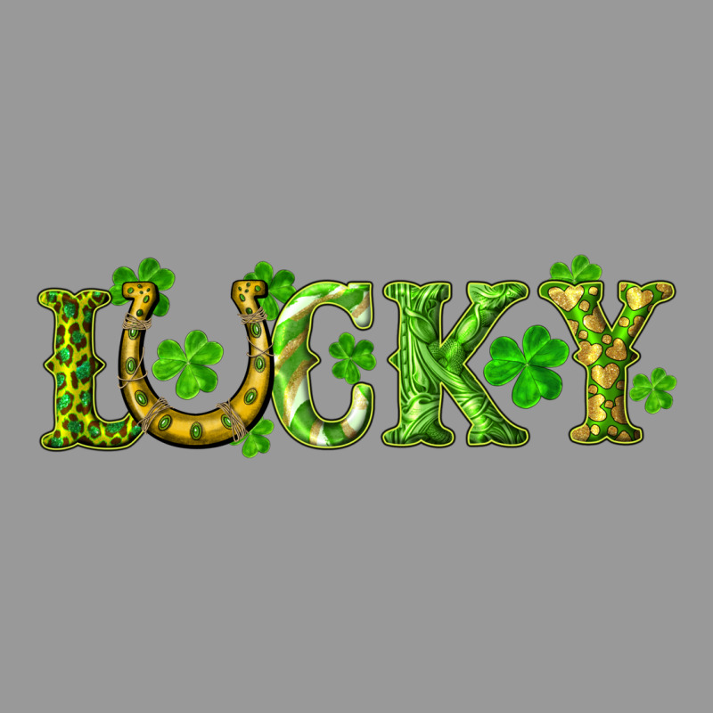 St. Patrick's Day Lucky With Clovers And Horseshoe Vintage Hoodie by RanaPortraitStore | Teevron
