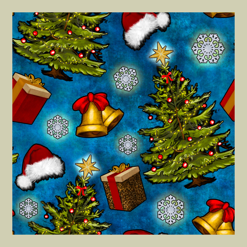 Christmas Trees And Bells Seamless Pattern Heavy Core Tee by BundleAndBundleShop | Teevron