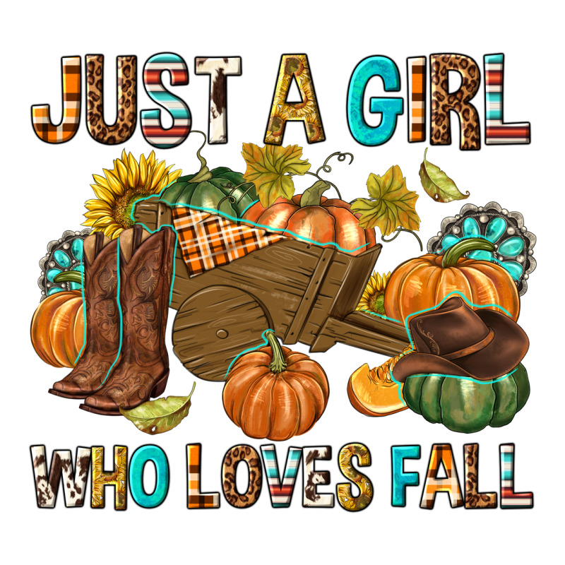 Just A Girl Who Loves Fall Zipper Hoodie by texasbilliewilder | Teevron