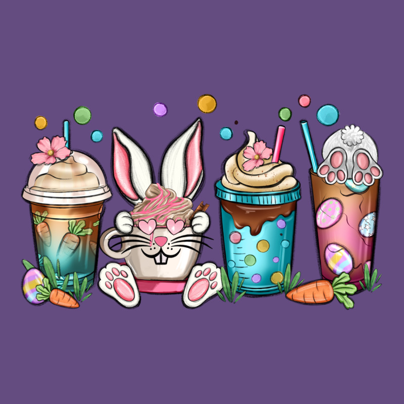 Easter Coffee Cups Vintage Hoodie by MaliasSmallBusiness | Teevron