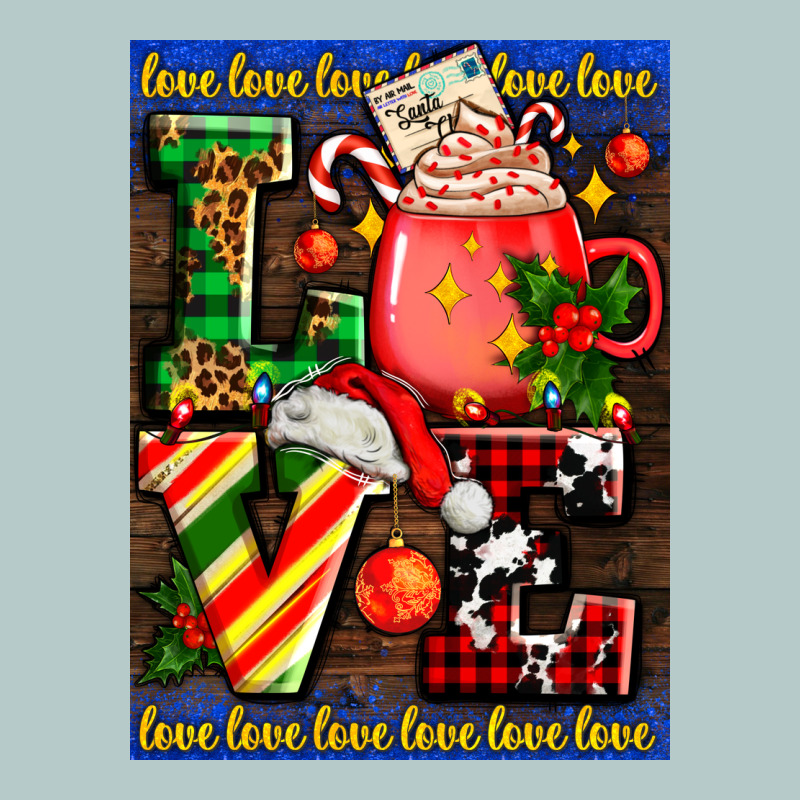 Love Coffee Cup Christmas Heavy Core Tee by AdoDesignShop | Teevron