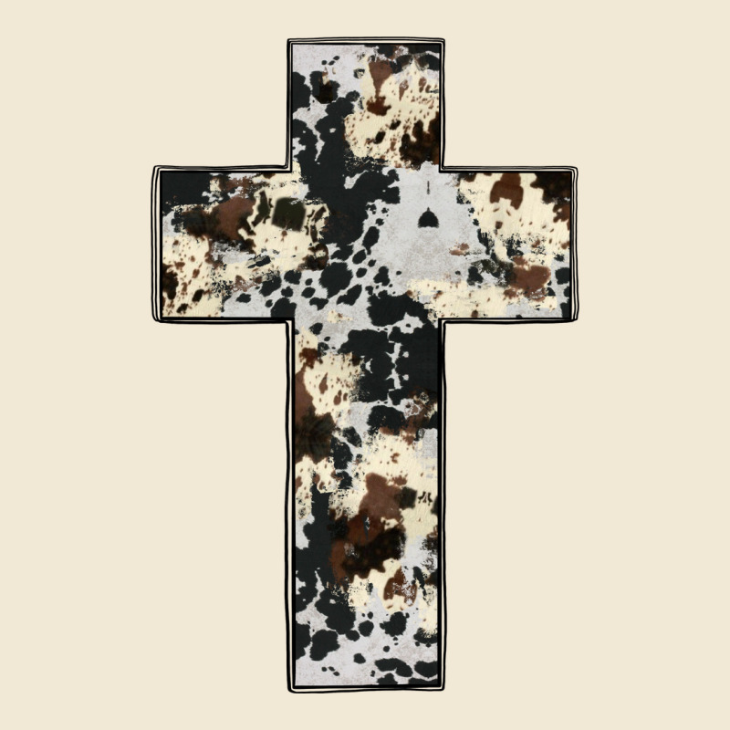 Cowhide Cross Ladies Tee by JahusDesignShop | Teevron