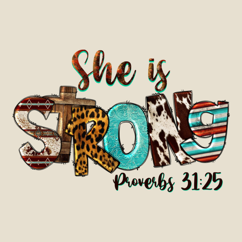 She Is Strong Proverbs 31 25 Urban Hoodie by FaDigitalArtStudio | Teevron