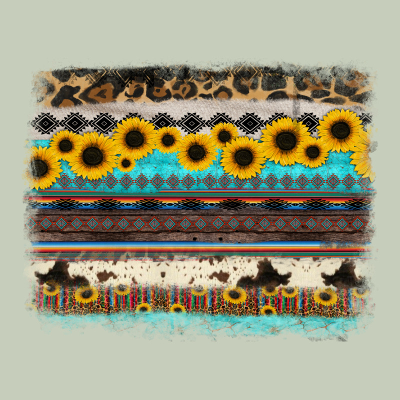 Sunflower Aztec Serape Cowhide Background Classic Tee by RanaPortraitStore | Teevron