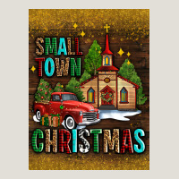 Small Town Christmas Church Heavy Core Tee | Teevron