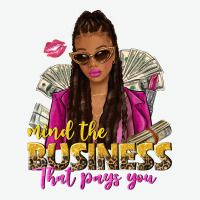 Mind The Business That Pays You Afro Woman Urban Heavy Tee | Teevron