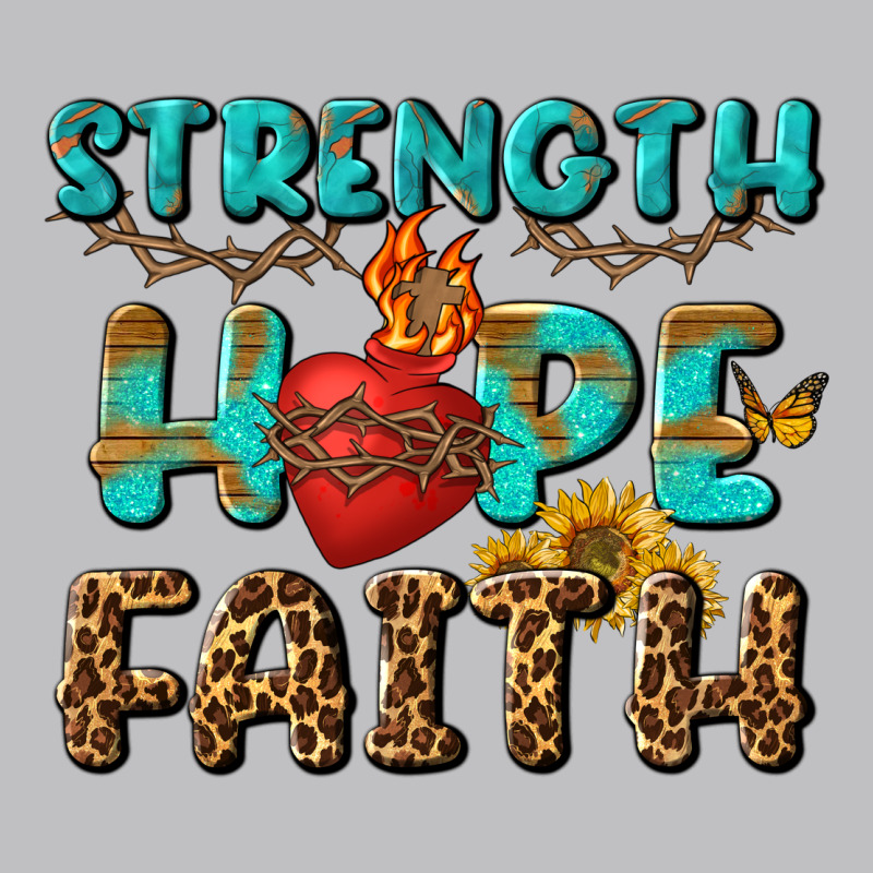 Strength Hope Faith Long Sleeve Tee by BundleAndBundleShop | Teevron