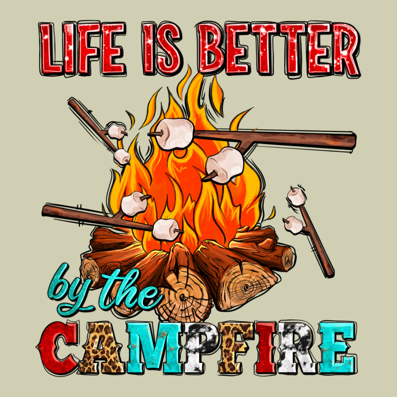 Life Is Better By The Campfire With Marshmallows Heavy Core Tee by AdoDesignShop | Teevron